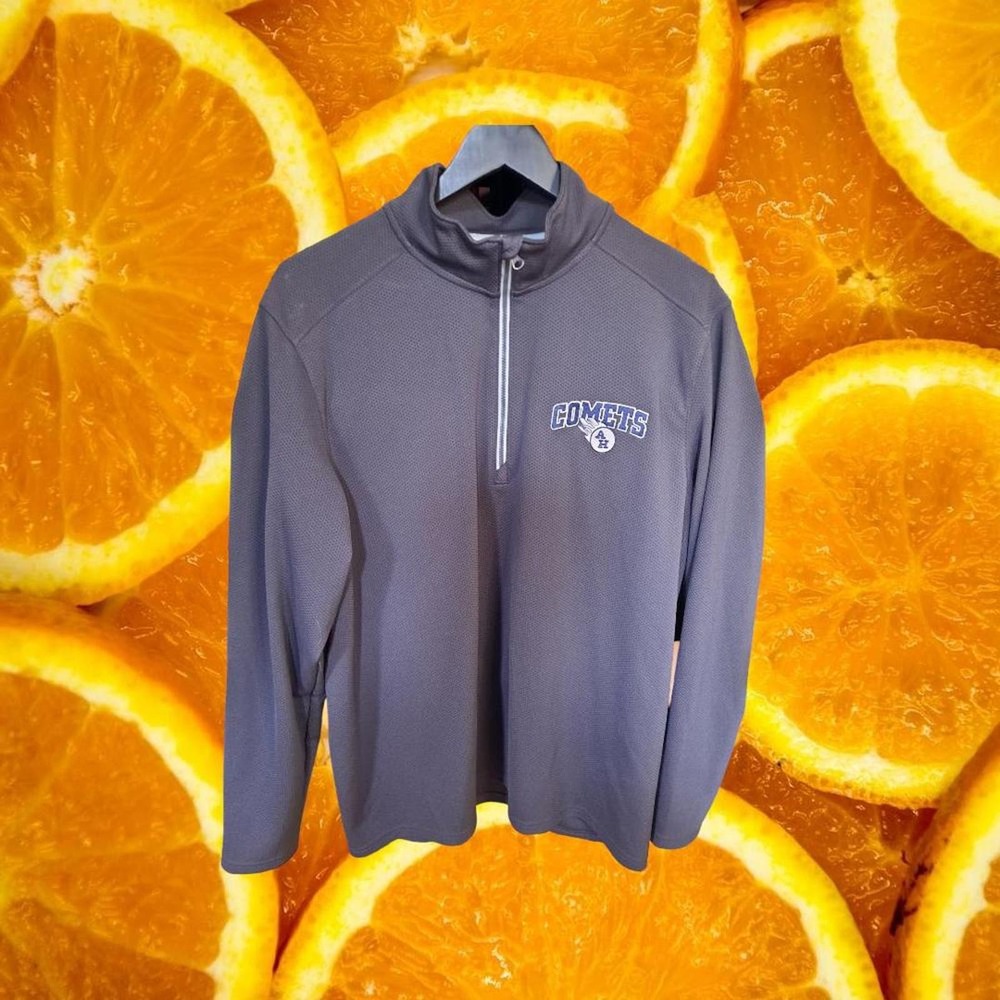 Sport-Tek‎ Gray Comets 1/4 Zip Pullover Size Medium